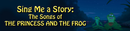 [Article - The Princess and the Frog - Sing Me A Story]